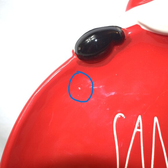 Rae Dunn Santa's Cookies Plate Gift Christmas - Picture 2 of 4